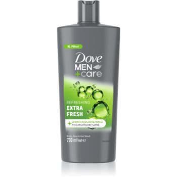 Dove Men+Care Extra Fresh gel de dus revigorant pe fata , corp si par