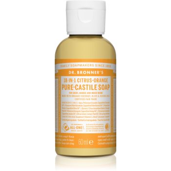 Dr. Bronner’s Citrus & Orange săpun lichid universal