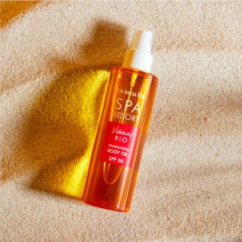 Dr Irena Eris SPA Resort Vibrant Rio ulei pentru îngrijire și bronzare cu efect de hidratare Produse înainte de plajă, Dr Irena Eris SPA Resort Vibrant Rio ulei pentru îngrijire și bronzare cu efect de hidratare - Sellmag.ro