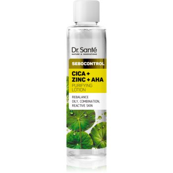Dr. Santé Sebocontrol Cica + Zinc + AHA lapte pentru curatare pentru ten gras