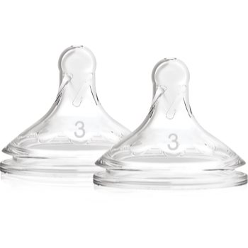 Dr. Brown's Options+ Wide-Neck Level 3 tetină pentru biberon Tetine pentru biberon, Dr. Brown's Options+ Wide-Neck Level 3 tetină pentru biberon - Sellmag.ro