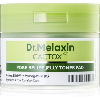 Dr. Melaxin Cactox Pore Relief Jelly Toner Pad тонізувальні патчі для розгладження шкіри та звуження пор 60 кс