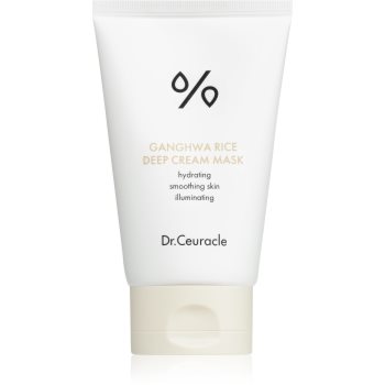 Dr.Ceuracle Ganghwa Rice Deep Cream Mask mască iluminatoare de noapte cu efect de hidratare