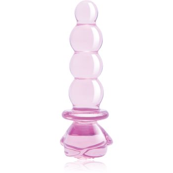 Dream Toys Glaze Glass 5.5  Rosebud Beaded Plug dop anal