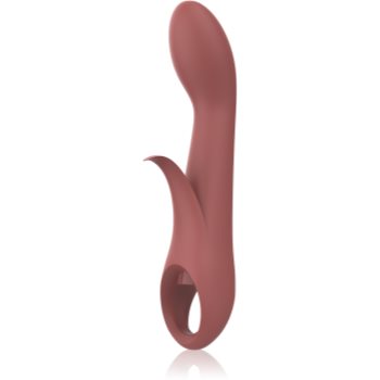 Dream Toys NUDE Sierra G-spot Duo vibrator cu stimularea clitorisului