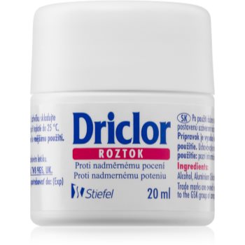 Driclor Solution antiperspirant roll-on impotriva transpiratiei excesive