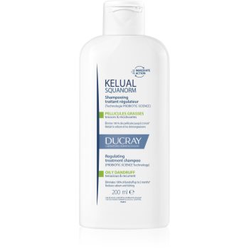 Ducray Kelual Squanorm Regulating Treatment Shampoo Oily Dandruff șampon pentru par gras si cu matreata