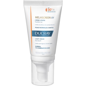 Ducray Melascreen crema solara light impotriva petelor pigmentare SPF 50+