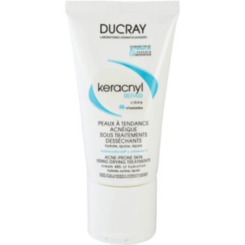 Ducray Keracnyl crema regeneratoare si hidratanta pentru piele uscata si iritata in urma tratamentului antiacneic