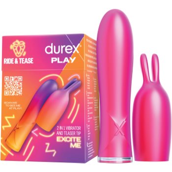 Durex Play Vibe & Tease vibrator cu stimularea clitorisului