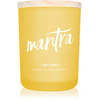 DW Home Mantra Lemon & Spearmint lumânare parfumată DW Home