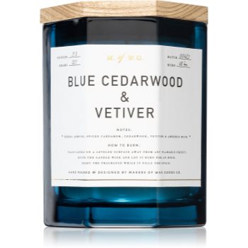 Makers of Wax Goods Blue Cedarwood & Vetiver lumânare parfumată Blue imagine noua
