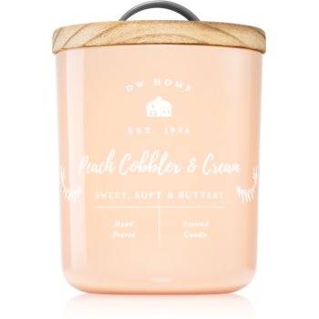 DW Home Farmhouse Peach Cobbler & Cream lumânare parfumată Online Ieftin Cobbler