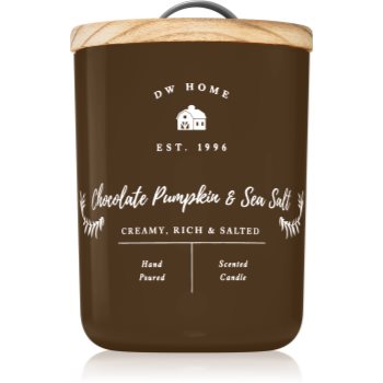 DW Home Farmhouse Chocolate Pumpkin & Sea Salt lumânare parfumată Chocolate imagine noua