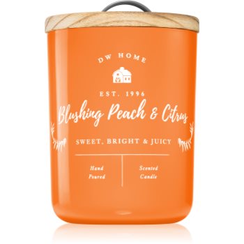 Dw home farmhouse blushing peach & citrus lumânare parfumată