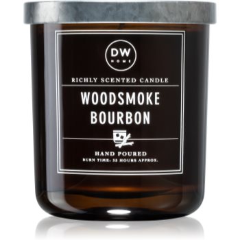 DW Home Signature Woodsmoke Bourbon lumânare parfumată Bourbon imagine noua