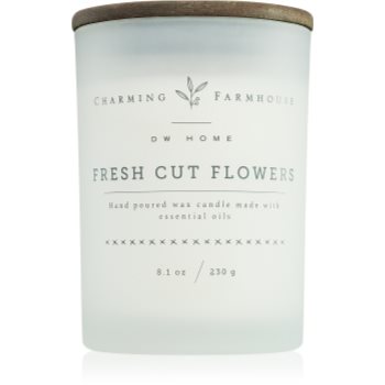 DW Home Charming Farmhouse Fresh Cut Flowers lumânare parfumată