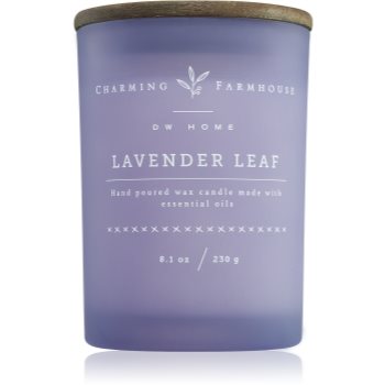 DW Home Charming Farmhouse Lavender Leaf lumânare parfumată