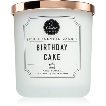 DW Home Signature Birthday Cake lumânare parfumată