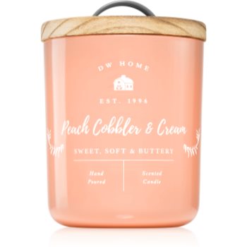 DW Home Farmhouse Peach Cobbler & Cream lumânare parfumată