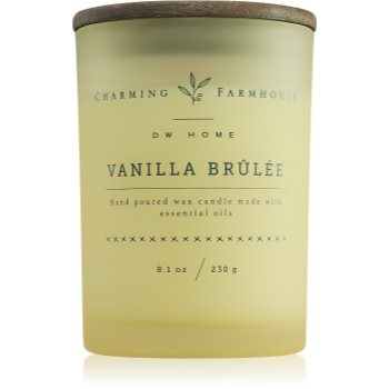 DW Home Charming Farmhouse Vanilla Brûlée lumânare parfumată