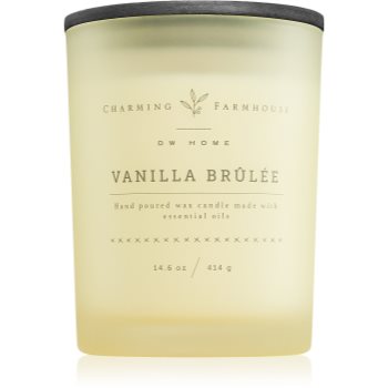 DW Home Charming Farmhouse Vanilla Brûlée lumânare parfumată