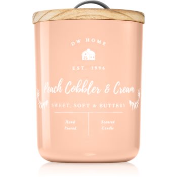 DW Home Farmhouse Peach Cobbler & Cream lumânare parfumată