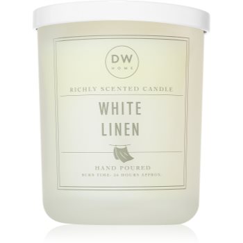 DW Home Signature White Linen lumânare parfumată