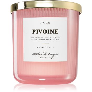 DW Home Atelier de Bougies Pivoine lumânare parfumată