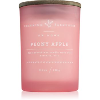 DW Home Charming Farmhouse Peony Apple lumânare parfumată