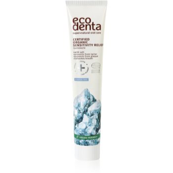 Ecodenta Certified Organic Sensitivity Relief pastă de dinți naturală