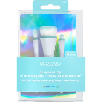 Ecotools all eyes on me set de pensule cu geantă