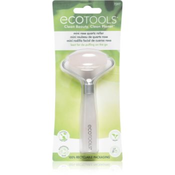 EcoTools Rose Quartz Mini Roller accesoriu de masaj facial accesorii imagine noua