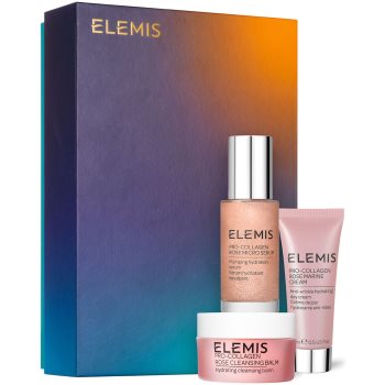 Elemis Pro-Collagen Skin Soothing Rose Trio set cadou pentru hidratare si fermitate