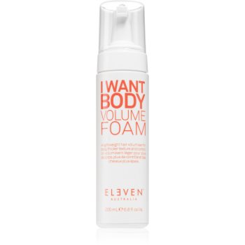 Eleven Australia I Want Body Volume Foam spumă de păr densitatea parului