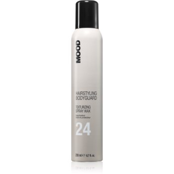 MOOD Hairstyling Bodyguard Texturizing Spray Wax fixativ pentru un par stralucitor si catifelat