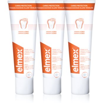 Elmex Caries Protection pasta de dinti protecție impotriva cariilor cu flor Elmex imagine noua
