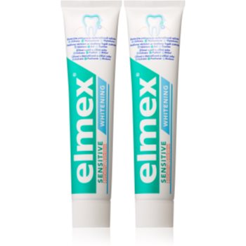 Elmex Sensitive Whitening pasta de dinti din ingrediente naturale pentru dinti mai albi imagine notino.ro