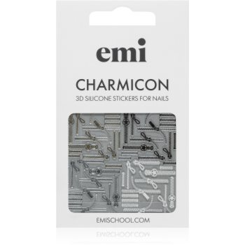 emi Charmicon Zipper folii autocolante pentru unghii 3D