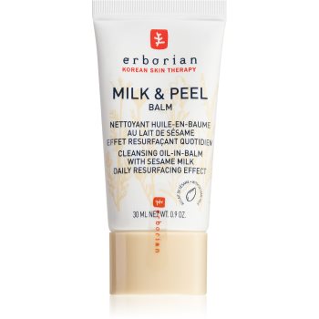 Erborian Milk & Peel lotiune de curatare pentru strălucirea și netezirea pielii