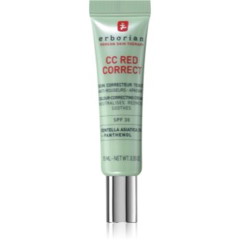 Erborian CC Red Correct cremă CC împotriva roșeții tenului SPF 30 Crema tonifianta, Erborian CC Red Correct cremă CC împotriva roșeții tenului SPF 30 - Sellmag.ro
