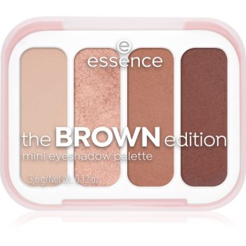 Cosmetice și accesorii, essence The Brown Edition paletă cu farduri de ochi mini - Sellmag.ro