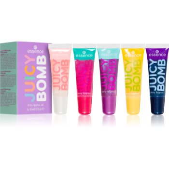 essence Juicy Bomb set cadou de buze Sweet & Glossy!