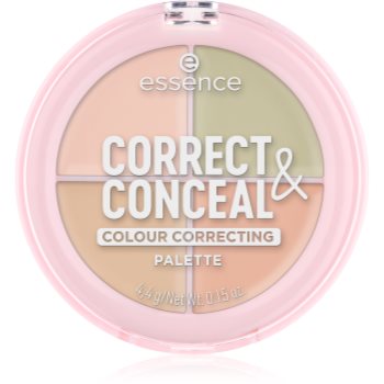 essence CORRECT & CONCEAL paleta corectoare pentru uniformizarea nuantei tenului