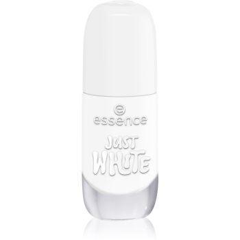 essence Gel Nail Polish гелевий лак для нігтів відтінок 33 JUST WHITE 8 мл
