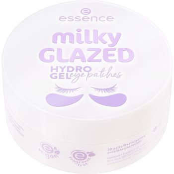 essence milky GLAZED гідрогелеві подушки для шкріри навколо очей 60 кс