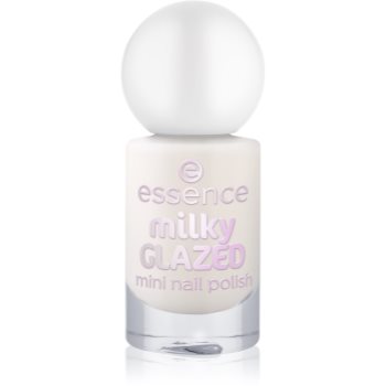 Cosmetice și accesorii, essence milky GLAZED lac de unghii mini - Sellmag.ro