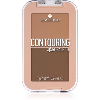 Cosmetice și accesorii, essence CONTOURING DUO PALETTE paleta pentru contur facial - Sellmag.ro