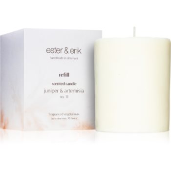 ester & erik scented candle juniper & artemisia (no. 11) lumânare parfumată Refil 1+1 imagine noua