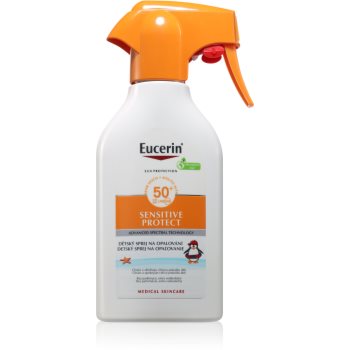 Eucerin Sensitive Protect spray pentru protectie solara pentru copii SPF 50+